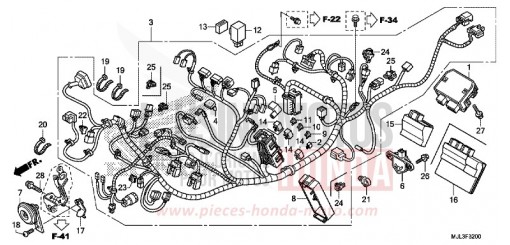 WIRE HARNESS NC750XDE de 2014